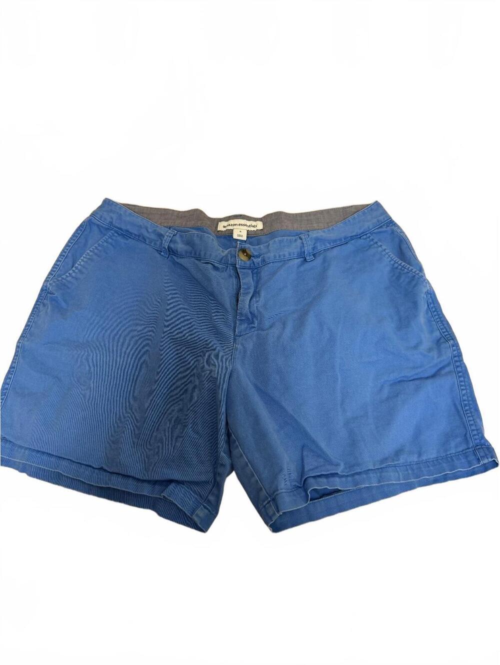 Amazon Essentials Blue Chino Shorts Size 16